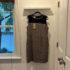 NWT Hobbs of London ‘Color blocked ‘ tweed dress
